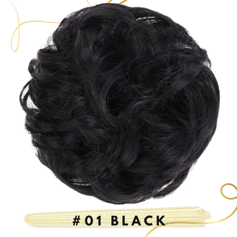 💖 Messy Bun Hair Extension Scrunchie – Instantly Add Volume & Style for Effortless Updos! 💁♀️✨
