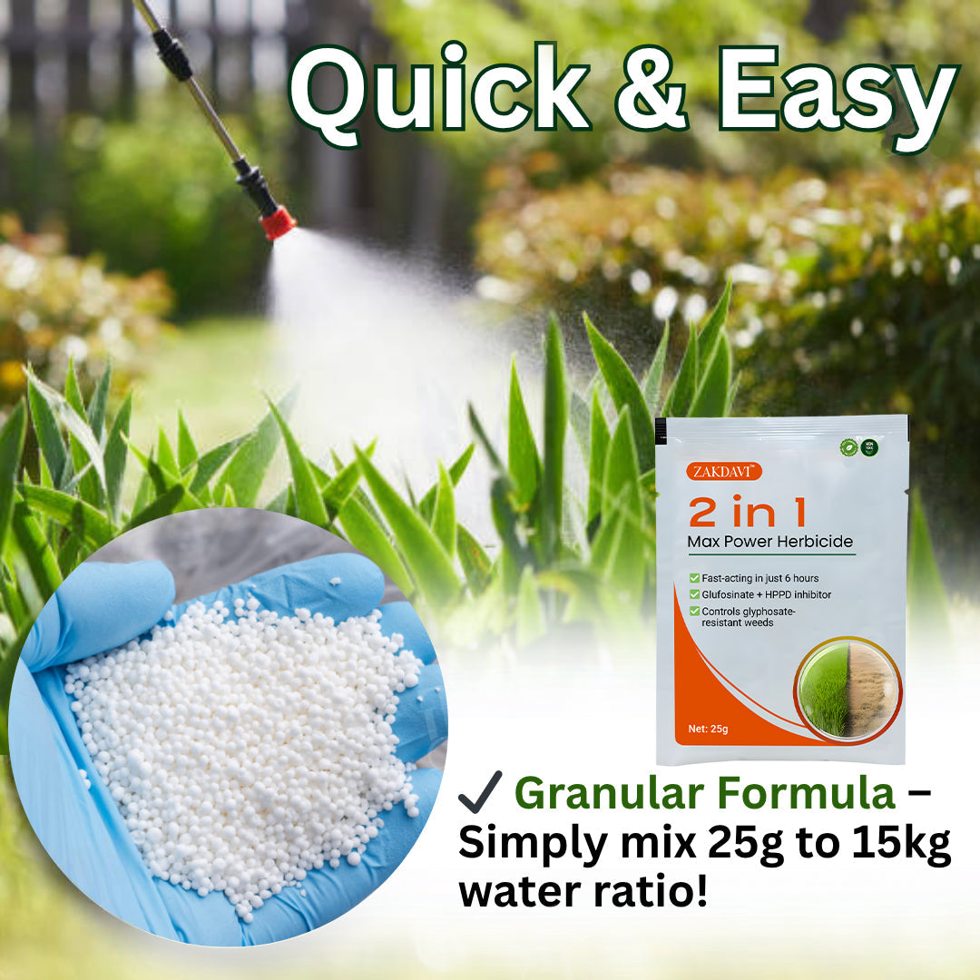 Zakdaviโข2 in 1 Max Power Herbicide (๐๐% ๐๐ฝ๐ฝ ๐๐ก๐๐ฆ ๐๐ก ๐ญ๐ฌ ๐ ๐๐ก๐จ๐ง๐๐ฆ)