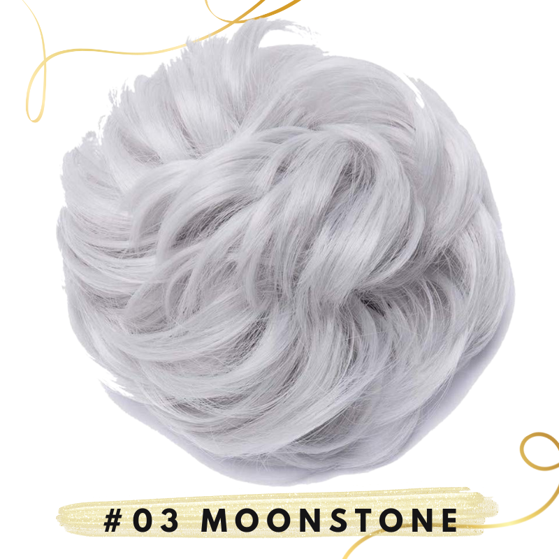 💖 Messy Bun Hair Extension Scrunchie – Instantly Add Volume & Style for Effortless Updos! 💁♀️✨