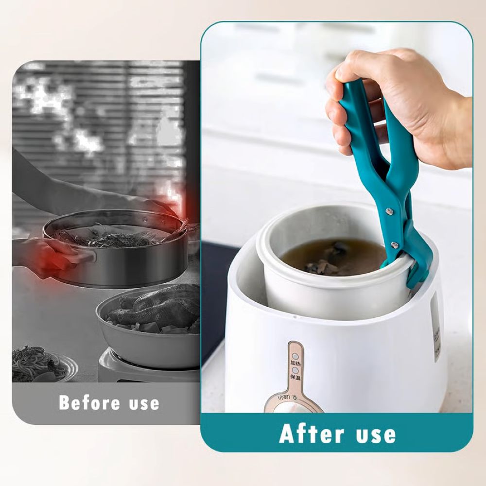 🥘 Multi-Function Anti-Scald Bowl Clip – Heat-Resistant, Non-Slip & Safe Kitchen Gripper