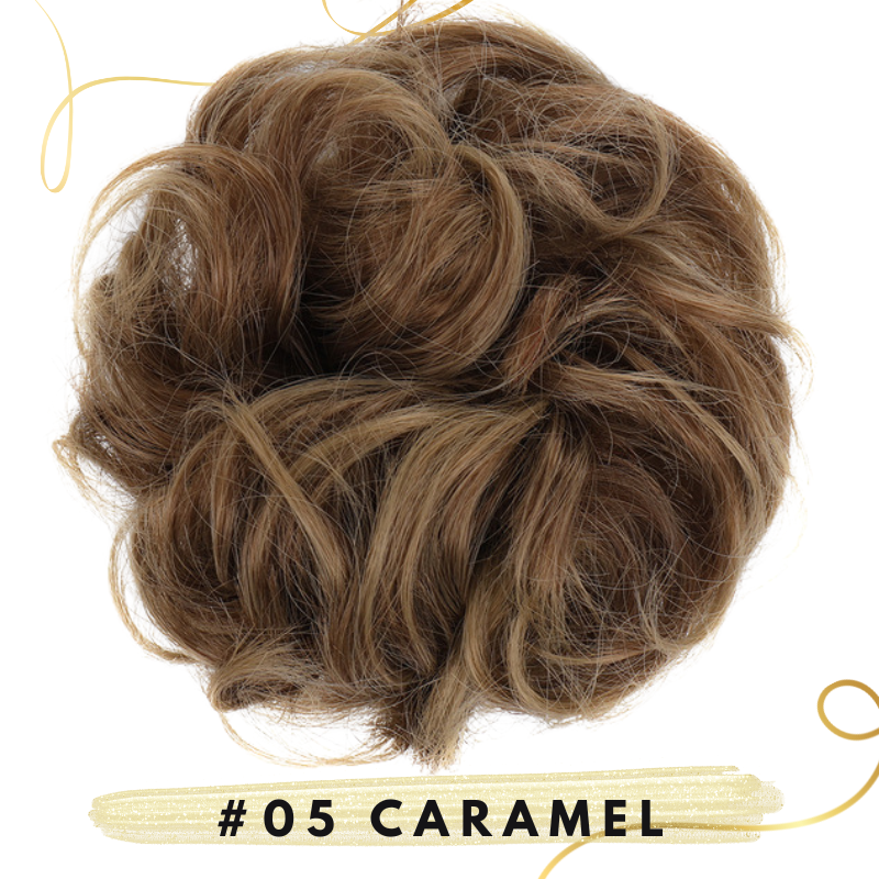 💖 Messy Bun Hair Extension Scrunchie – Instantly Add Volume & Style for Effortless Updos! 💁♀️✨