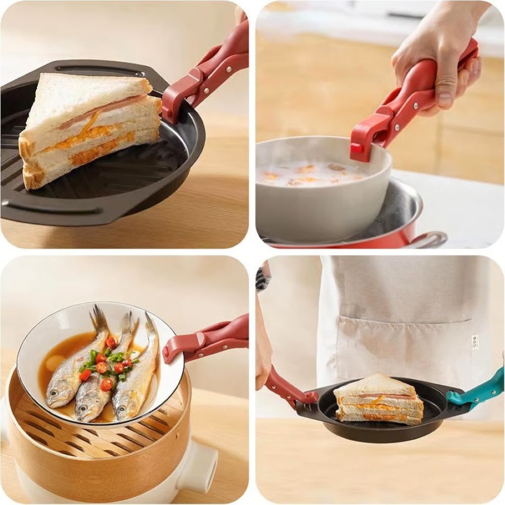 🥘 Multi-Function Anti-Scald Bowl Clip – Heat-Resistant, Non-Slip & Safe Kitchen Gripper