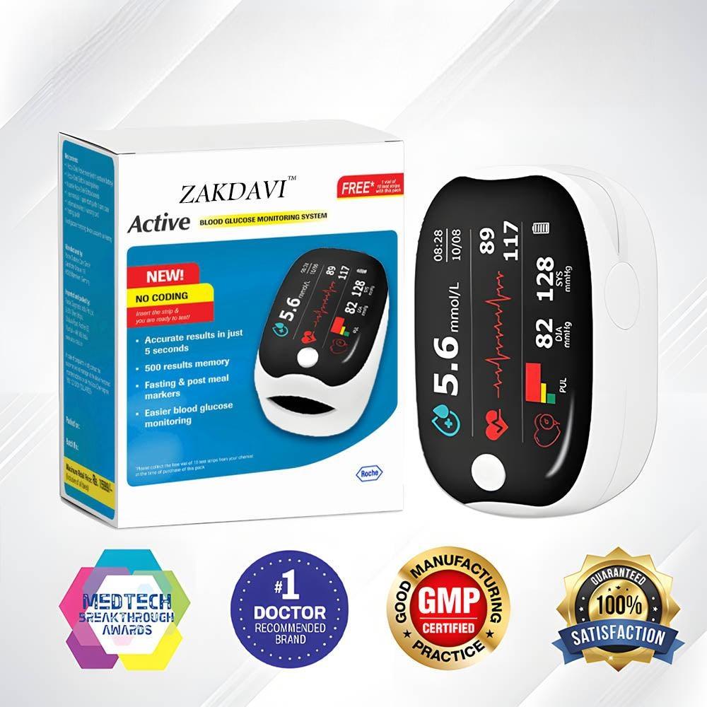 [Official Store] Zakdavi™ GlucoSense Laser Blood Glucose Monitoring Device🔥 10,000+ sold in last 30 day_Non-invasive Precision Multifunctional Medical Device