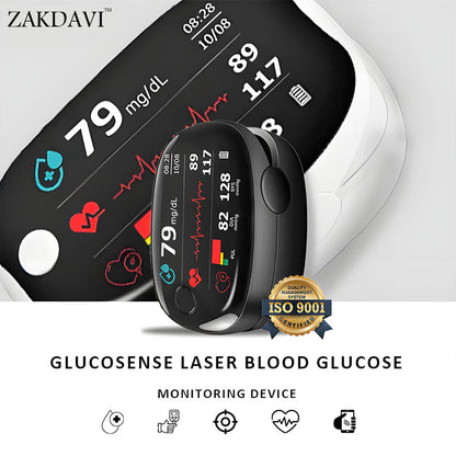 [Official Store] Zakdavi™ GlucoSense Laser Blood Glucose Monitoring Device🔥 10,000+ sold in last 30 day_Non-invasive Precision Multifunctional Medical Device