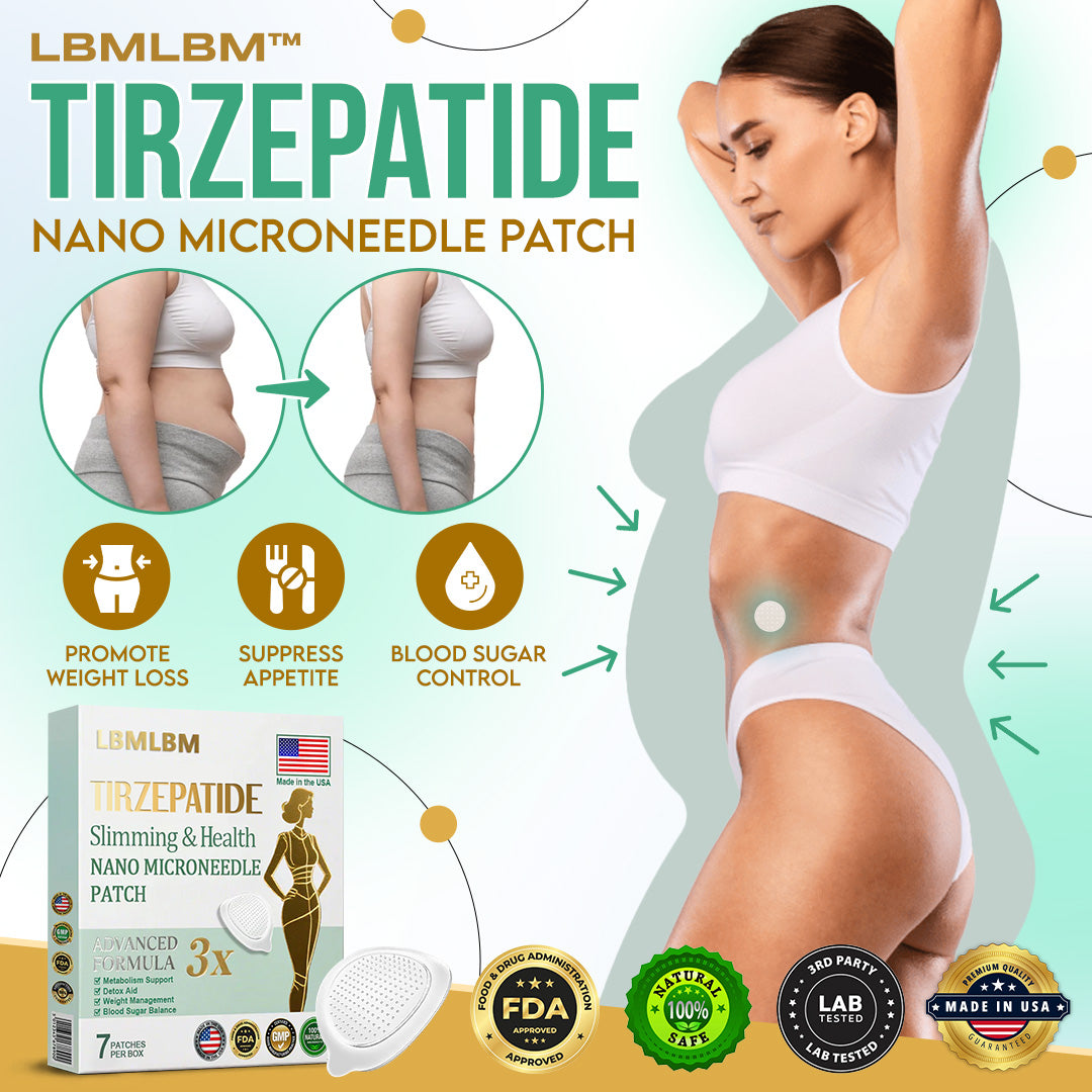 LBMLBM™ NIDDK-Tirzepatide Slimming NANO MICRONEEDLE PATCH 👨‍⚕️（Zero Pain, 24/7 Release | Lose 20lbs FAST | 90% Sugar Drop | ）