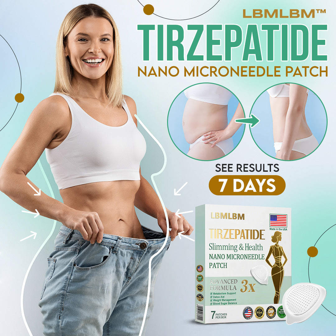 LBMLBM™ NIDDK-Tirzepatide Slimming NANO MICRONEEDLE PATCH 👨‍⚕️（Zero Pain, 24/7 Release | Lose 20lbs FAST | 90% Sugar Drop | ）