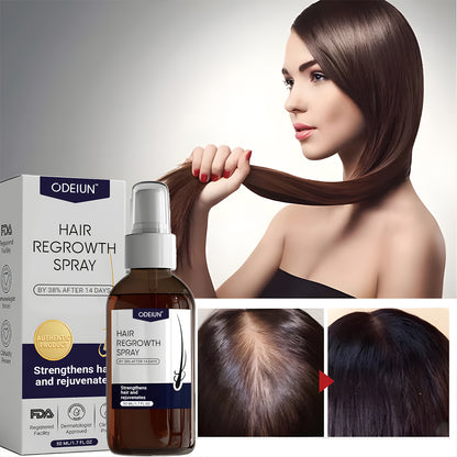 🌿 Odeiun™ Natural Hair Regrowth Spray – 70% OFF Ends Tonight! 🔥