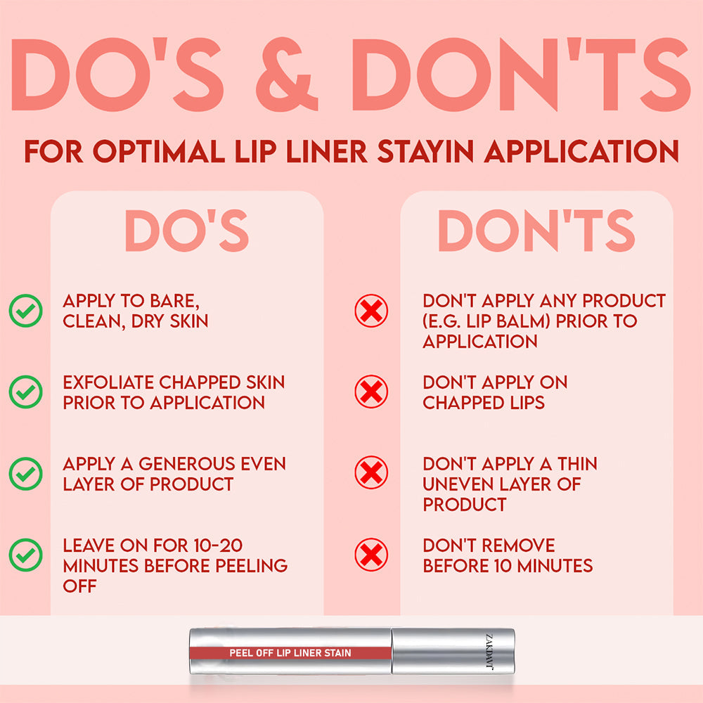 Peel Off Lip Liner Stain💋 - No Fade, No Smudge, NO PROBLEM!